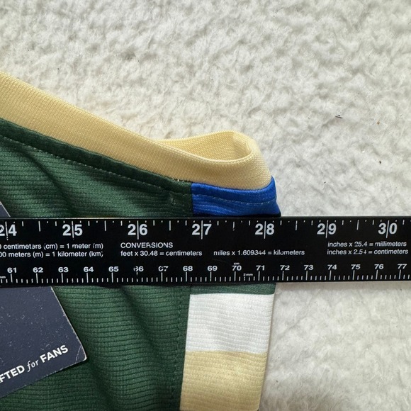 Milwaukee Bucks Giannis Antetokounmpo 34 Green Fanatics Jersey Tall 2XLT - Picture 12 of 13